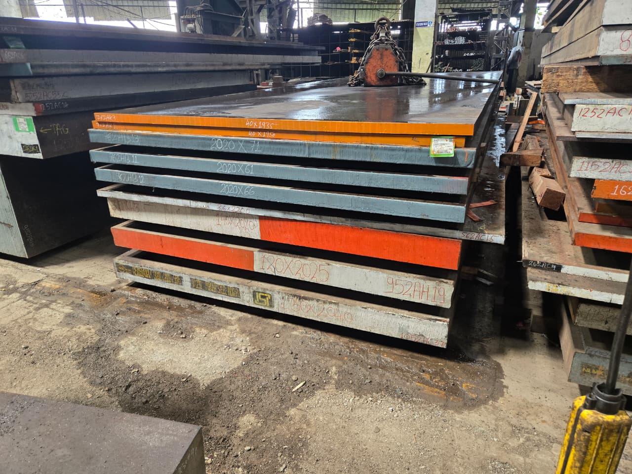 Engineering steel, die steel and mould steel stock supplied by Purohit Steel to Valsad district